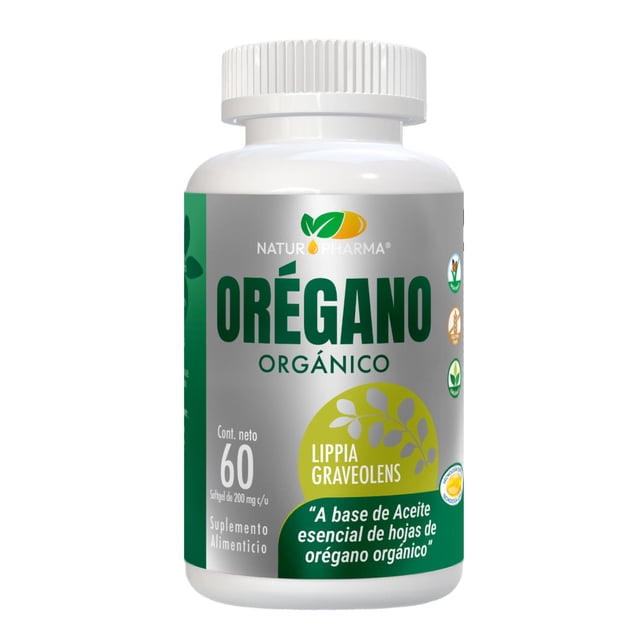 Aceite de Orégano Orgánico 60 softgel Natura Pharma