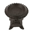 thumbnail image 3 of KAKOWELY Retro Style Candlestick Holder 1Pack Cast Iron in Black 9.5x9.5x9in for Home Decor and Office Use, 3 of 8
