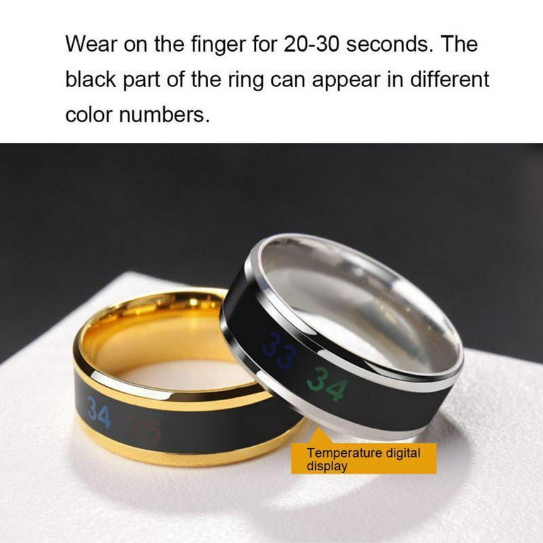 2022 Waterproof Smart Sensing Temperature Ring With NFC Control For Women  And Men Fashionable Digital Accessory For Intelligent Finger Jewelry From  Ubestfactory, $1.64