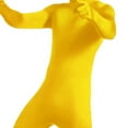 thumbnail image 6 of Wyobmus Men's And Women's Face Open Zentai Bodysuit Stretch Polyester Spandex Full Body Suit D-Yellow, 6 of 9