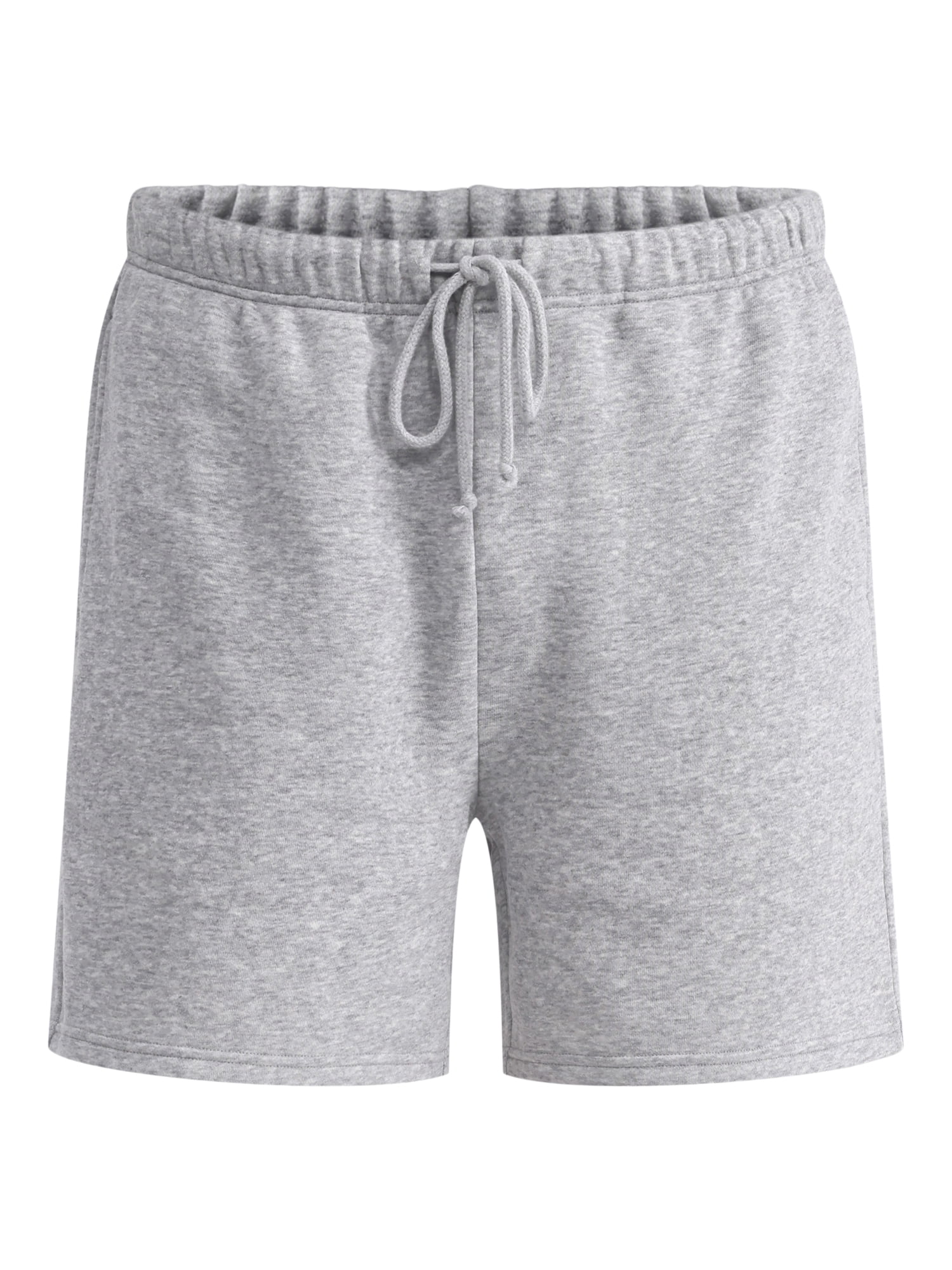No Boundaries Soft Fleece Jogger Shorts, 6" Inseam, Men's and Big Men's