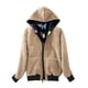 thumbnail image 4 of Puntoco Sudaderas Largas con Capucha para Mujer Túnica Invierno Cálido Forro Polar con Cremallera Sudadera con Capucha Chaqueta Abrigo Puntoco Puntoco-179, 4 of 6