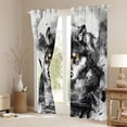 thumbnail image 3 of Castle Fairy Safari Wolf Black Out Curtains,Animal Curtains Pack of 2 (42x63 Each), 3 of 6