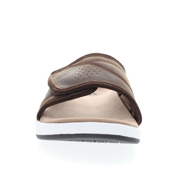 Propet Men\'s Brown Leather Emerson Sandal with Cushioned Footbed Size 10  NWT Propet Men main image 4