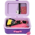 Click N’ Play 7 Piece Travel Gear Accessories for 18" Doll Doll Travel Carry on Suitcase