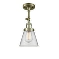 thumbnail image 5 of Innovations Lighting  Small Cone 1 Light Adjustable Dimmable Vintage LED Flushmount, 5 of 5