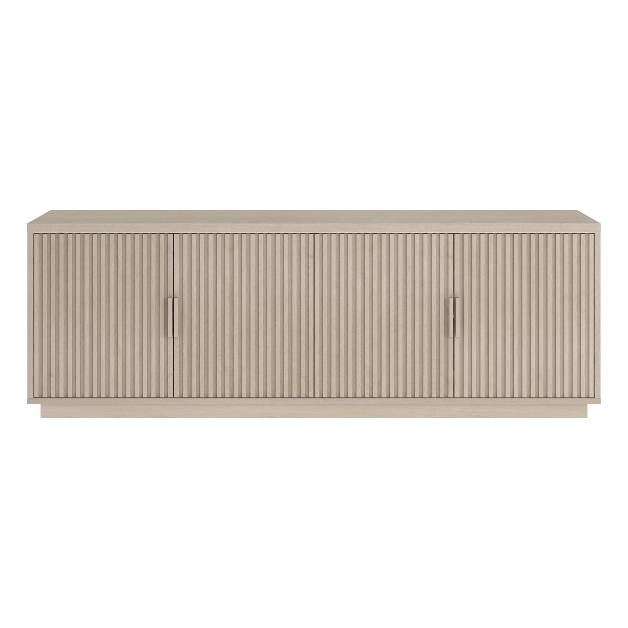 Mero Rectangular TV Stand for TV's up to 75" in Alder White