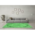 thumbnail image 3 of Ahgly Company Indoor Rectangle Abstract Emerald Green Modern Area Rugs, 4' x 6', 3 of 4