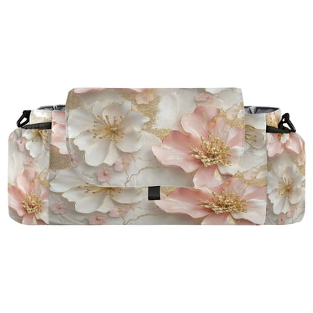 DIXRUYEE Stroller Organizer Petal Sonata in Pearlescent Light Printed