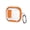 Orange, variant on Durable Case for AirPods 4, HD Clear & Contrast Color Design Shockproof Cover for AirPods 4th Generation 2024 with Switch and Carabiner