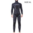 thumbnail image 3 of Eigraketly Trajes de buceo profesionales de 3MM, traje de buceo para de peces, traje de baño para mantener el calor, traje de Surf con capucha para Deportes acuáticos Verde SG Eigraketly OD017116-03, 3 of 6