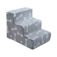 thumbnail image 4 of S SERENABLE Dog Stairs for Small Dogs Pet Ramp Soft Pet Stairs for Puppy Small Pets Cats 3 step, 4 of 9