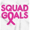 thumbnail image 2 of Breast Cancer Awareness Squad Goals Zip Hoodie Sweatshirt Women Brisco Brands S, 2 of 6