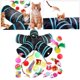 thumbnail image 2 of 22 juguetes para gatos Sunnimix incluye túneles plegables para gatos juguete interactivo de plumas 28x25cm B99504, 2 of 8