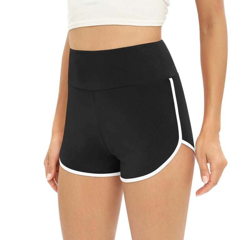 Women's Workout Yoga Athletic Running Dance Gym Shorts High Waist  Cheerleader Volleyball Summer Hot Sexy Short Pants 