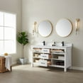 thumbnail image 7 of Miseno Mv798060 Valencia 60" Free Standing Double Basin Vanity Set - White, 7 of 7