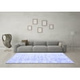 thumbnail image 3 of Ahgly Company Machine Washable Indoor Rectangle Persian Blue Traditional Area Rugs, 7' x 10', 3 of 4