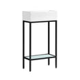 thumbnail image 6 of Pierre 19.5 Single, Freestanding, Open Shelf, Matte Black Frame Bathroom Vanity, 6 of 12