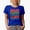 Royal Blue, variant on Mom Turned Upside Down Spells Wow, Mom Appreciation for Mother's Day, Groovy Retro Wavy Text Merch Gift, Navy Blue T-Shirt, XL
