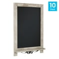 thumbnail image 5 of Flash Furniture Canterbury 12" x 17" Weathered Tabletop Magnetic Chalkboards with Metal Scrolled Legs, Hanging Wall Chalkboards, Countertop Memo Boards, Set of 10, 5 of 13