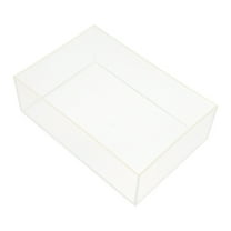 OFFIGAM Clear Plastic Tea Bag Organizer Box for Coffee and Tea Storage, Transparent Storage Container for Kitchen