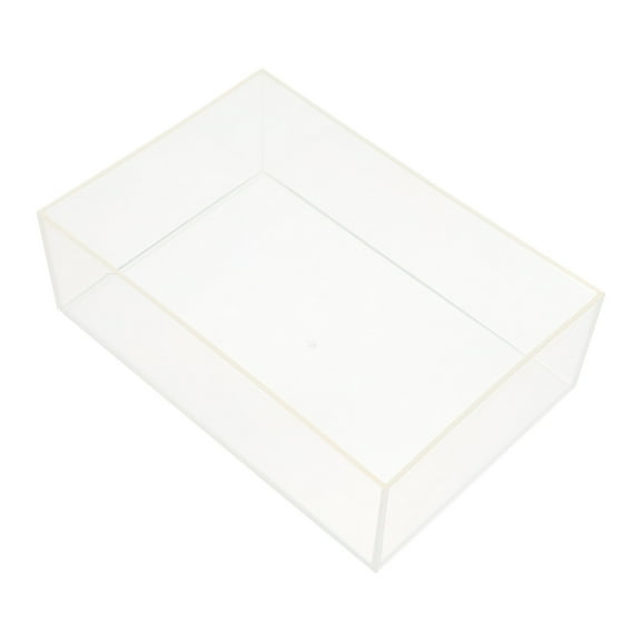 OFFIGAM Clear Plastic Tea Bag Organizer Box for Coffee and Tea Storage, Transparent Storage Container for Kitchen