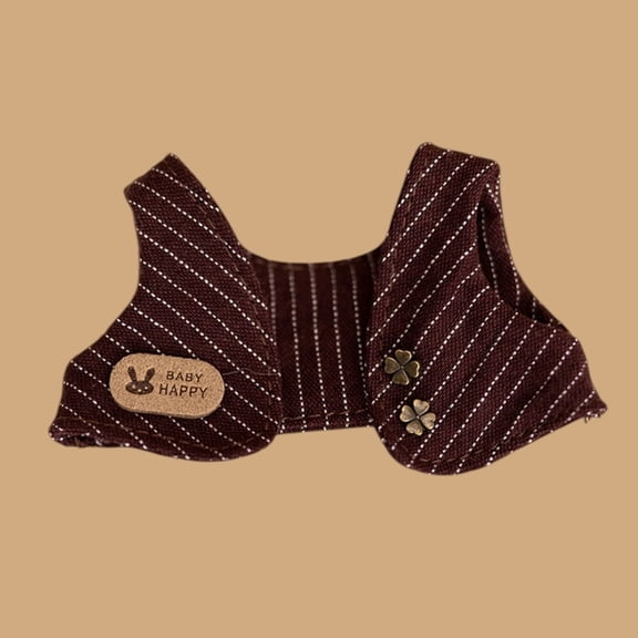 Vintage-Inspired Doll Clothes - Sophisticated Vest Jacket for Teddy Bears & Plush Toys