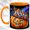 Orange, variant on Galaxy Witch Pumpkin Coffee Mug, Jack O Lantern Mug, Ceramic 11 oz