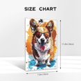 thumbnail image 4 of 8x12 inch Frameless Canvas Painting Sunglasses Corgi,Bar,Cafes,Children'S Room,Bedroom Decor Paintings Prints,Enchanting Corgi Modern Style Canvas Poster,Gifts For Dog Master,Lounge,Kennel, 4 of 6