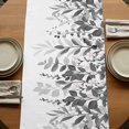thumbnail image 5 of Table Runners 90 Inches Long Dress Scarves, Grey Leaves Farmhouse Coffee/Dining/Kitchen Table Runner for Living Room, Summer Botanical 13x90 Inch, 5 of 9