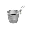 thumbnail image 2 of Stainless Steel Hot Pot Strainer, Premium Kitchen Ladle with Mesh Basket, Ergonomic Handle Non-Slip Oil Filtering Spoon for Cooking, Silver, 2 of 6