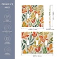 thumbnail image 2 of Yayeee Toggle Light Switch Wall Plate 2-Gang 4.56"x4.48" Decorative Outlet Cover, Orange Autumn Leaves, 2 of 7