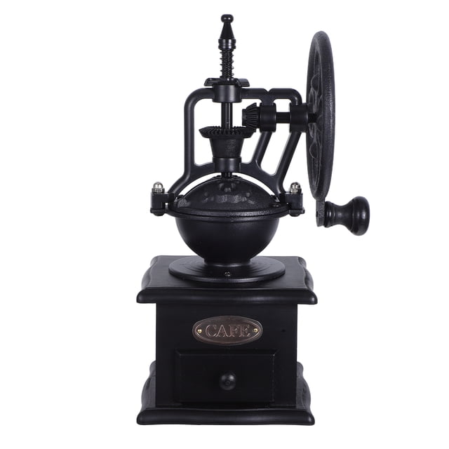 1PC Retro Coffee Hand Crank Coffee Mill Manual Coffee Maker Kitchen Decoration for Home Shop