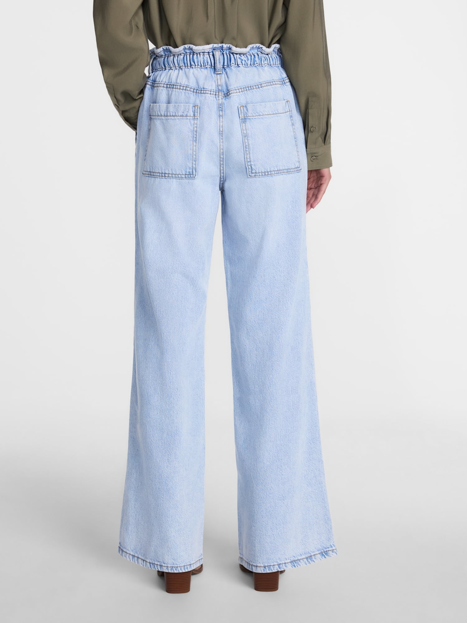Scenario Women's Drapey Denim Jeans, Sizes XS-XXXL