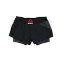 thumbnail image 2 of Reebok Womens Octagon Combat Athletic Workout Shorts, Black, 24, 2 of 2