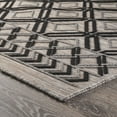 thumbnail image 3 of Laddha Home Designs 5' x 7' Black and Tan Geometric Daze Rectangular Outdoor Area Throw Rug, 3 of 7