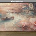 thumbnail image 5 of Ambesonne Pink Place Mats Set of 4, Blush Tone Dreamy Paris Print, Standard Size, Rose Pale Seafoam Ecru, 5 of 5