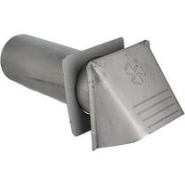 Builder's Best 010889 Galvanized Dryer Vent Hood 10.2cm Dryer Vent Hood