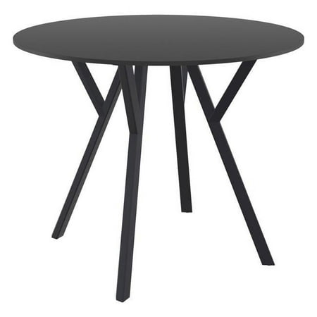 

35 in. Max Round Table Black