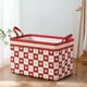 thumbnail image 5 of Bolsas plegables de gran capacidad con asas • Set de 3 tallas para mantas y ropa • Contenedores organizadores de tela gruesa • 17L, 30L, 37L, 5 of 6