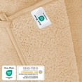 thumbnail image 3 of Jessy Home 8 Piece Home Collection Ultra Soft Cozy Towels 700 GSM Apricot Yellow Plush Towel Set, 3 of 8