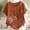 Brown, variant on Ussuma Scoop Neck Short Sleeve Pullover Blouse with Button Solid Color Personality Loose Women's Top Breathable Daliy Wear Beach Friend Gathering XL Yellow