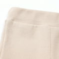 thumbnail image 5 of Usaibhir Toddler Baby Girls Soft Cotton Knit Ruffle Tights Leggings Solid Color Stretch Leggings Flare Trousers 1-8T, 5 of 9
