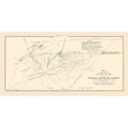 thumbnail image 3 of Smith 24x14 Black Modern Framed Museum Art Print Titled - Breakwater Harbor Mud Shoal - Smith 1836, 3 of 5