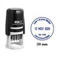 thumbnail image 3 of Self Inking COLOP R30 Round Custom Rubber Stamp With Date Personalized Office Stamper - Dater Stamp - Red Ink, 3 of 4