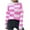 Pink, variant on MIUOWANP Cropped Sweaters for Women Trendy Women's Clothing Design Striped Sweater Women's Loose And Winter Long-sleeved European And Knitted Sweaters New Light Blue M