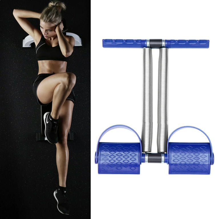Qumonin Home Fitness Pedal Leg Pulling Fitness Pedal Double Spring Steel Simple Fitness Pedal Silica Gel Pedal Puller for Woman Man Blue Walmart