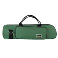 thumbnail image 4 of Bolsa de trompeta de tela Oxford, bolsa de transporte portátil acolchada de 8mm con cremallera, diseño de trompeta Verde, 4 of 8