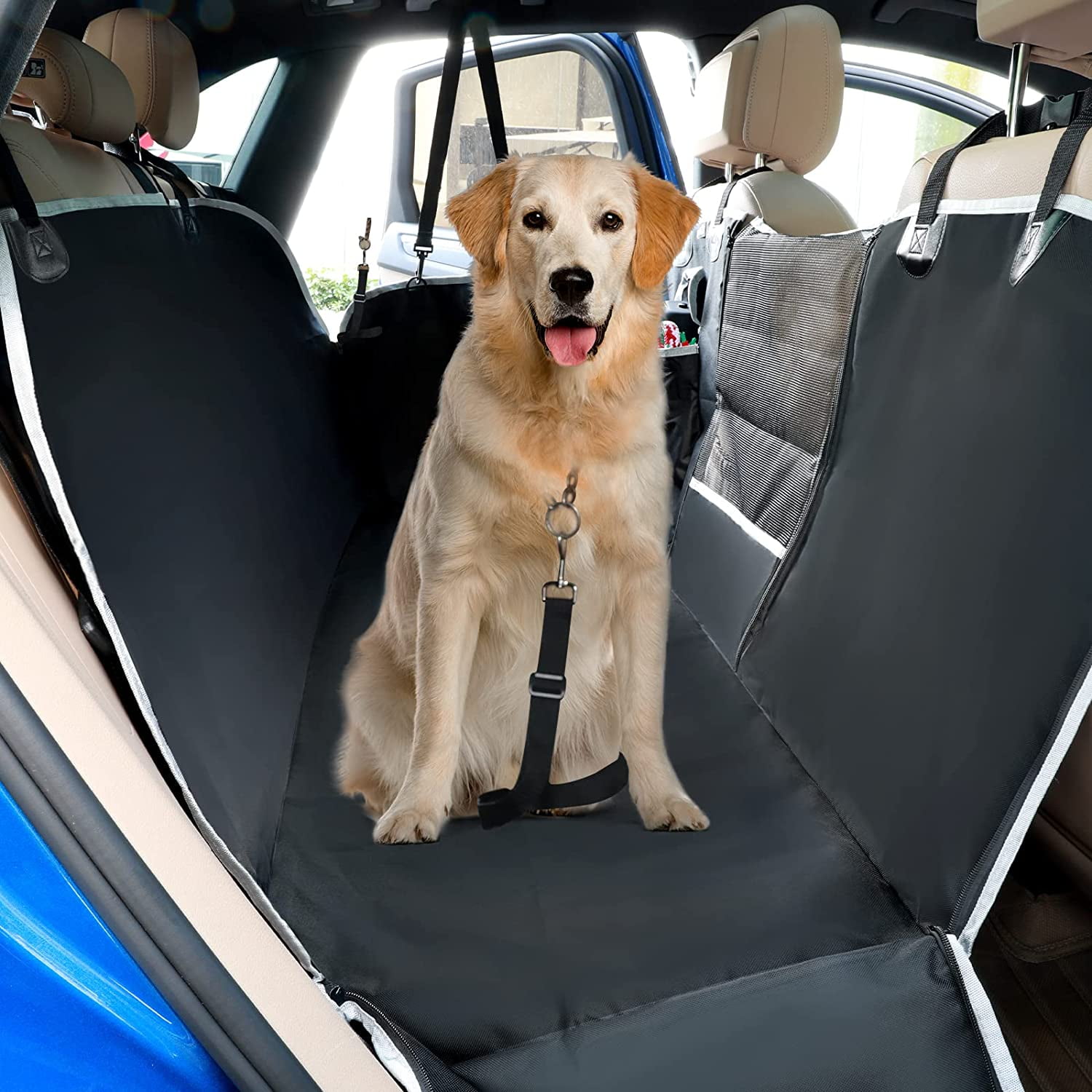 Pecute Dog Car Seat Cover, Back Seat Cover Protector Waterproof
