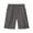 Gray, variant on Toddler Little Boys Chino Shorts Solid Color Elastic Waisted Wide Leg Shorts with Pockets Summer Casual School Uniform Short Pants